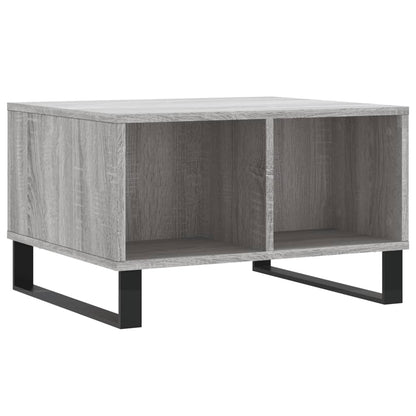 vidaXL Table basse gris Sonoma 60x50x36,5 cm Aggloméré