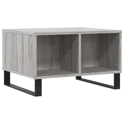 vidaXL Table basse gris Sonoma 60x50x36,5 cm Aggloméré