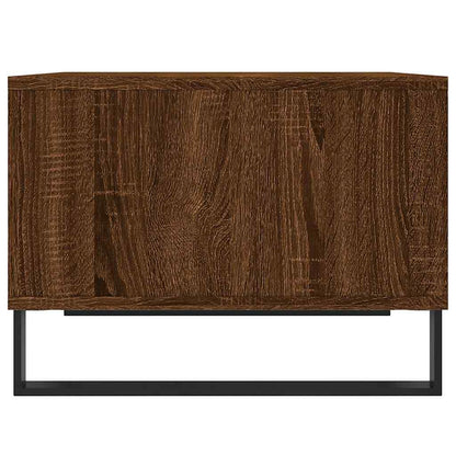 vidaXL Table basse marron aspect chêne 60x50x36,5 cm Bois d'ingénierie