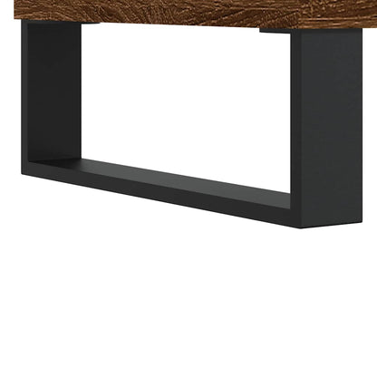 vidaXL Table basse marron aspect chêne 60x50x36,5 cm Bois d'ingénierie