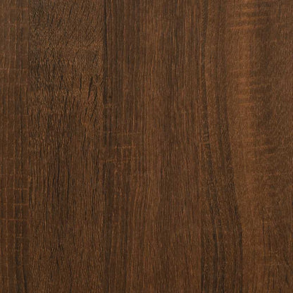 vidaXL Table basse marron aspect chêne 60x50x36,5 cm Bois d'ingénierie