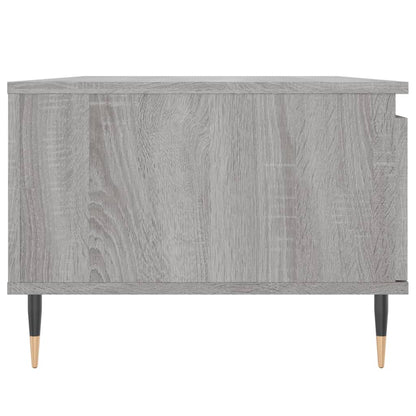 vidaXL Table basse gris sonoma 90x50x36,5 cm en bois d'ingénierie