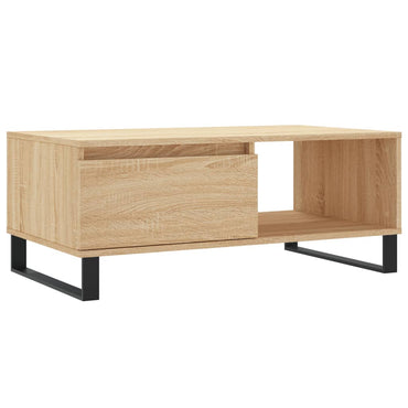 vidaXL Table basse chêne Sonoma 90x50x36,5 cm aggloméré