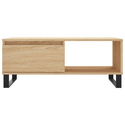 vidaXL Table basse chêne Sonoma 90x50x36,5 cm aggloméré