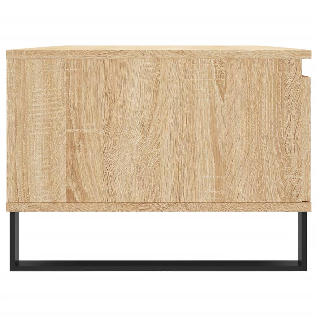 vidaXL Table basse chêne Sonoma 90x50x36,5 cm aggloméré