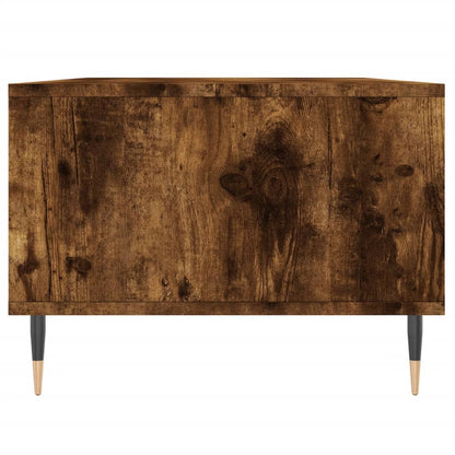 vidaXL Table basse chêne fumé 90x50x36,5 cm bois d'ingénierie