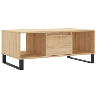vidaXL Table basse chêne Sonoma 90x50x36,5 cm aggloméré