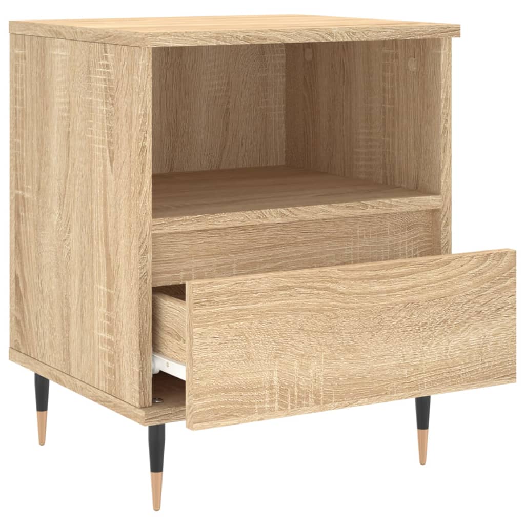 vidaXL Nachttisch Sonoma-Eiche 40x35x50 cm Holzwerkstoff