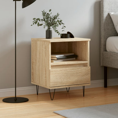 vidaXL Nachttisch Sonoma-Eiche 40x35x50 cm Holzwerkstoff