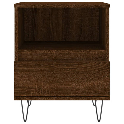 vidaXL Nachttisch Braun Eichen-Optik 40x35x50 cm Holzwerkstoff