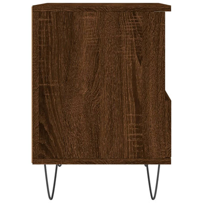 vidaXL Nachttisch Braun Eichen-Optik 40x35x50 cm Holzwerkstoff