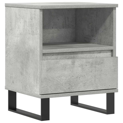 vidaXL Nachttisch Betongrau 40x35x50 cm Holzwerkstoff