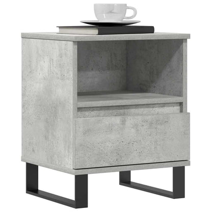 vidaXL Nachttisch Betongrau 40x35x50 cm Holzwerkstoff
