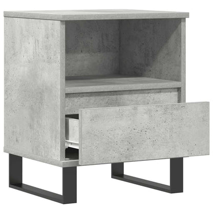 vidaXL Nachttisch Betongrau 40x35x50 cm Holzwerkstoff