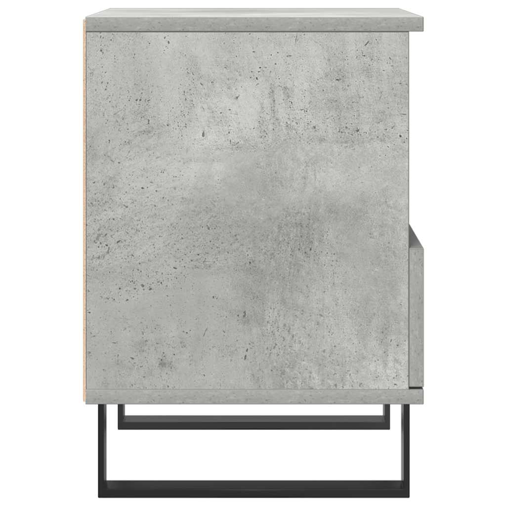 vidaXL Nachttisch Betongrau 40x35x50 cm Holzwerkstoff