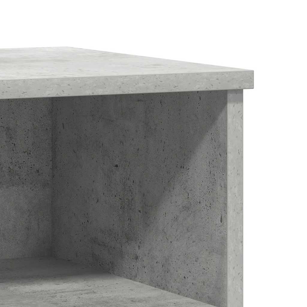 vidaXL Nachttisch Betongrau 40x35x50 cm Holzwerkstoff