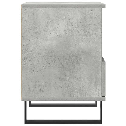 vidaXL Nachttische 2 Stk. Betongrau 40x35x50 cm Holzwerkstoff