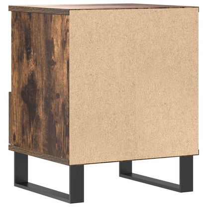 vidaXL Nachttisch Räuchereiche 40x35x50 cm Holzwerkstoff