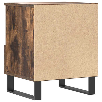 vidaXL Tables de chevet 2 pcs Chêne fumé 40x35x50 cm Bois d'ingénierie