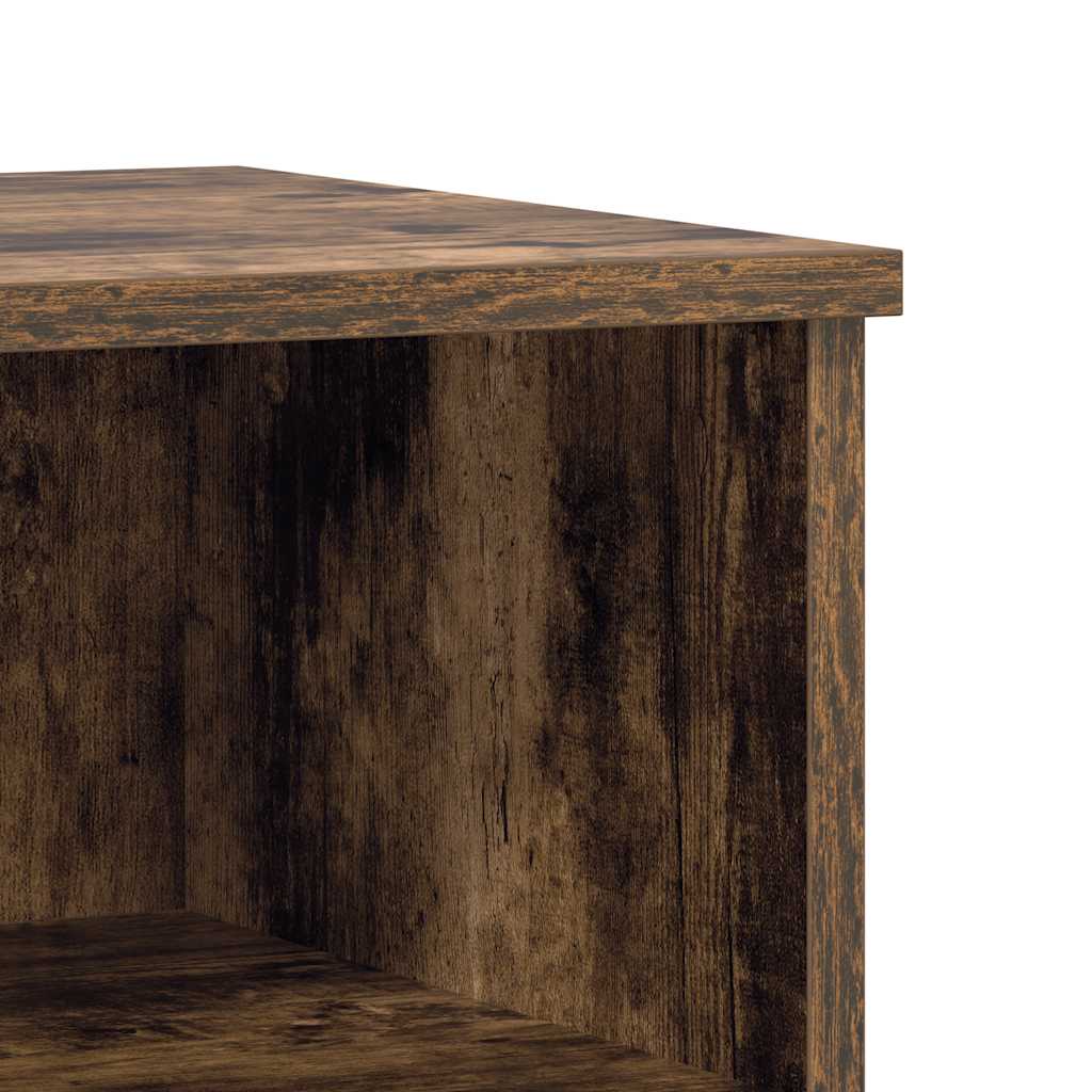 vidaXL Tables de chevet 2 pcs Chêne fumé 40x35x50 cm Bois d'ingénierie