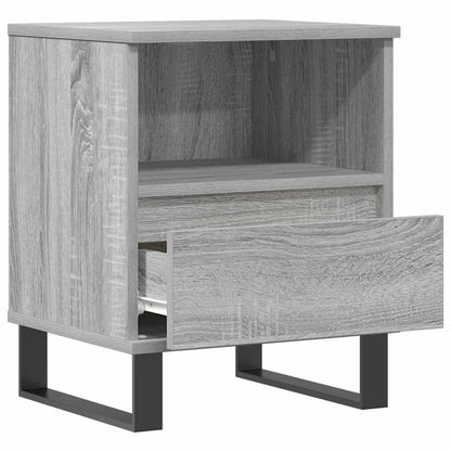 vidaXL Nachttisch Grau Sonoma 40x35x50 cm Holzwerkstoff