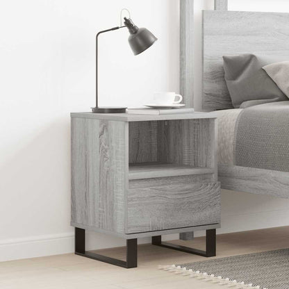 vidaXL Nachttisch Grau Sonoma 40x35x50 cm Holzwerkstoff