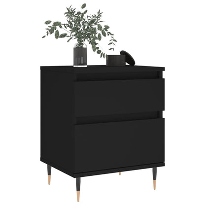 vidaXL Nachttisch Schwarz 40x35x50 cm Holzwerkstoff