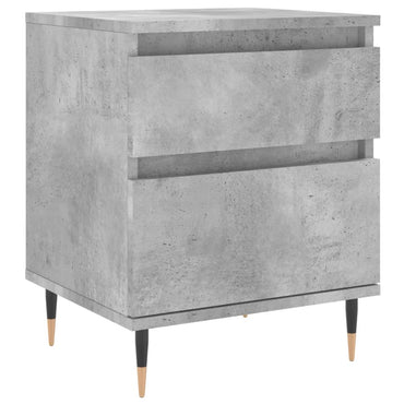 vidaXL Nachttisch Betongrau 40x35x50 cm Holzwerkstoff