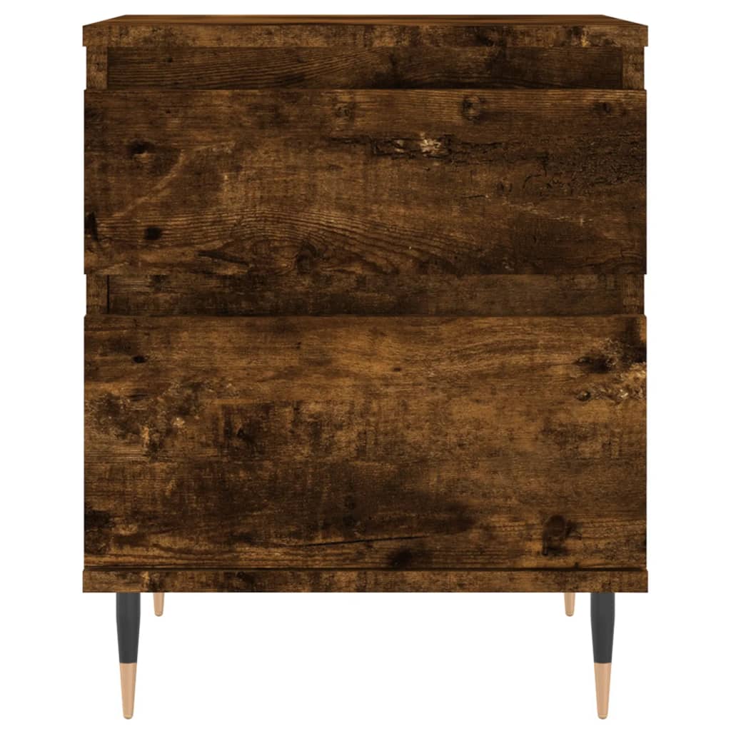 vidaXL Nachttisch Räuchereiche 40x35x50 cm Holzwerkstoff