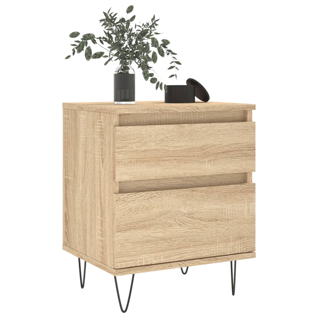 vidaXL Nachttisch Sonoma-Eiche 40x35x50 cm Holzwerkstoff