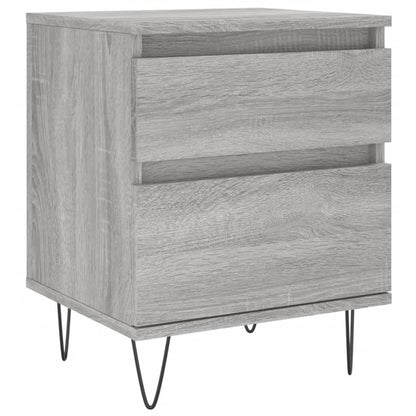 vidaXL Nachttisch Grau Sonoma 40x35x50 cm Holzwerkstoff