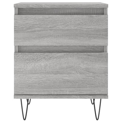 vidaXL Nachttisch Grau Sonoma 40x35x50 cm Holzwerkstoff