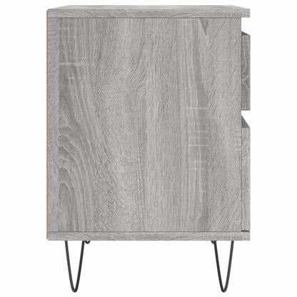vidaXL Nachttisch Grau Sonoma 40x35x50 cm Holzwerkstoff