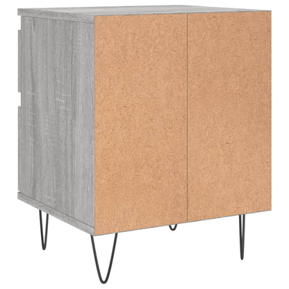 vidaXL Nachttisch Grau Sonoma 40x35x50 cm Holzwerkstoff