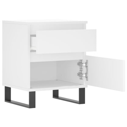 vidaXL Nachttisch Weiß 40x35x50 cm Holzwerkstoff