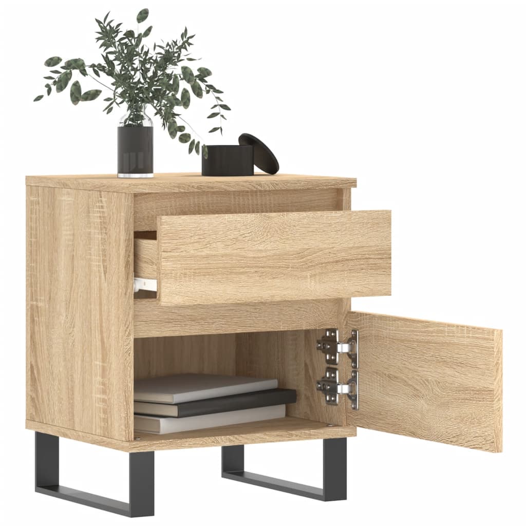 vidaXL Nachttisch Sonoma-Eiche 40x35x50 cm Holzwerkstoff
