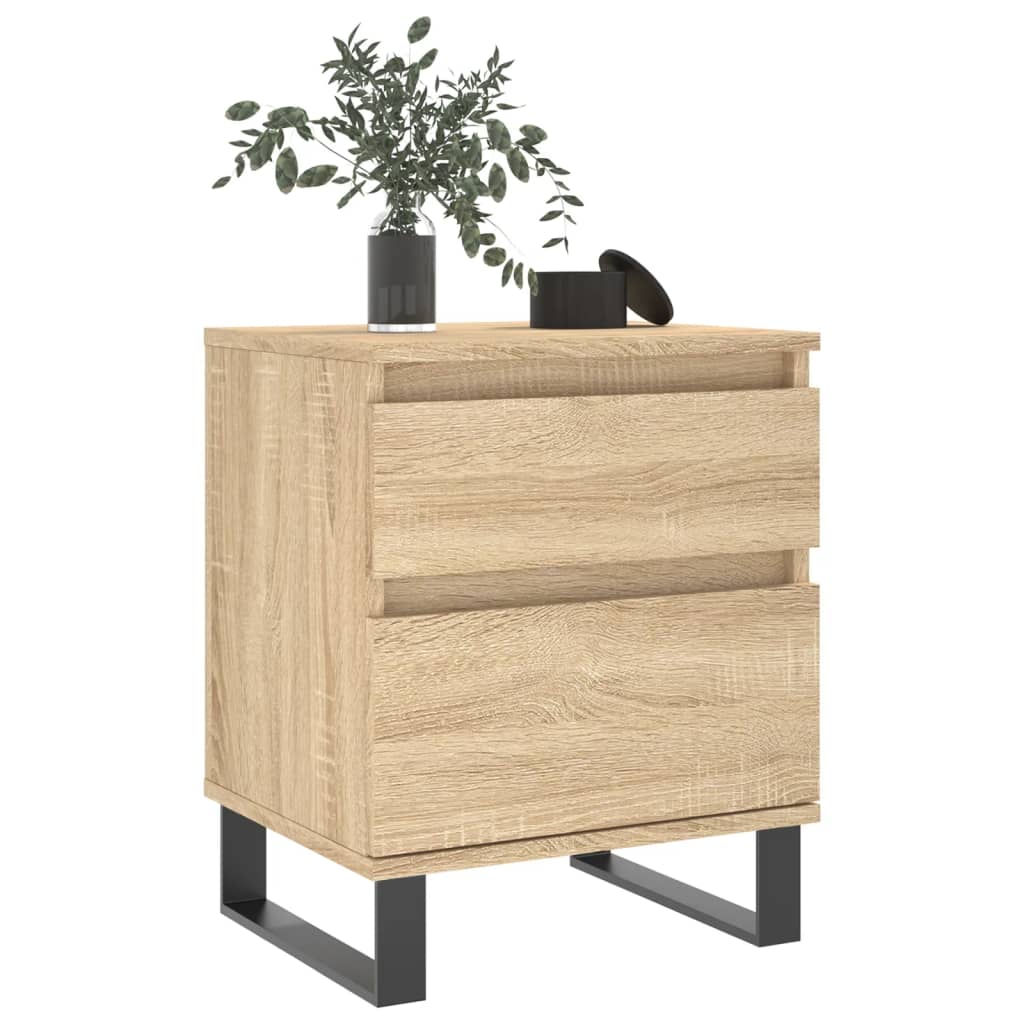 vidaXL Nachttisch Sonoma-Eiche 40x35x50 cm Holzwerkstoff
