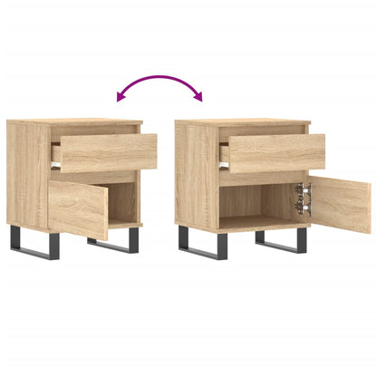 vidaXL Nachttisch Sonoma-Eiche 40x35x50 cm Holzwerkstoff