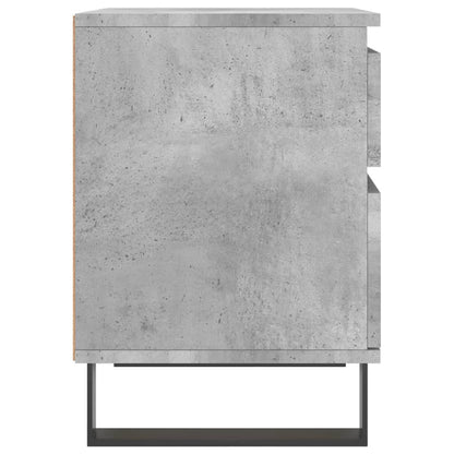 vidaXL Nachttisch Betongrau 40x35x50 cm Holzwerkstoff