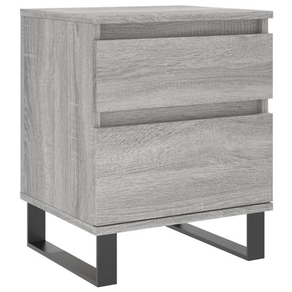 vidaXL Nachttisch Grau Sonoma 40x35x50 cm Holzwerkstoff