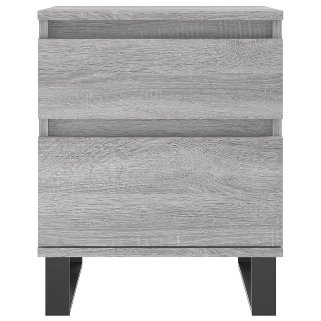vidaXL Nachttisch Grau Sonoma 40x35x50 cm Holzwerkstoff