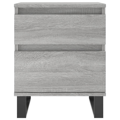 vidaXL Nachttisch Grau Sonoma 40x35x50 cm Holzwerkstoff
