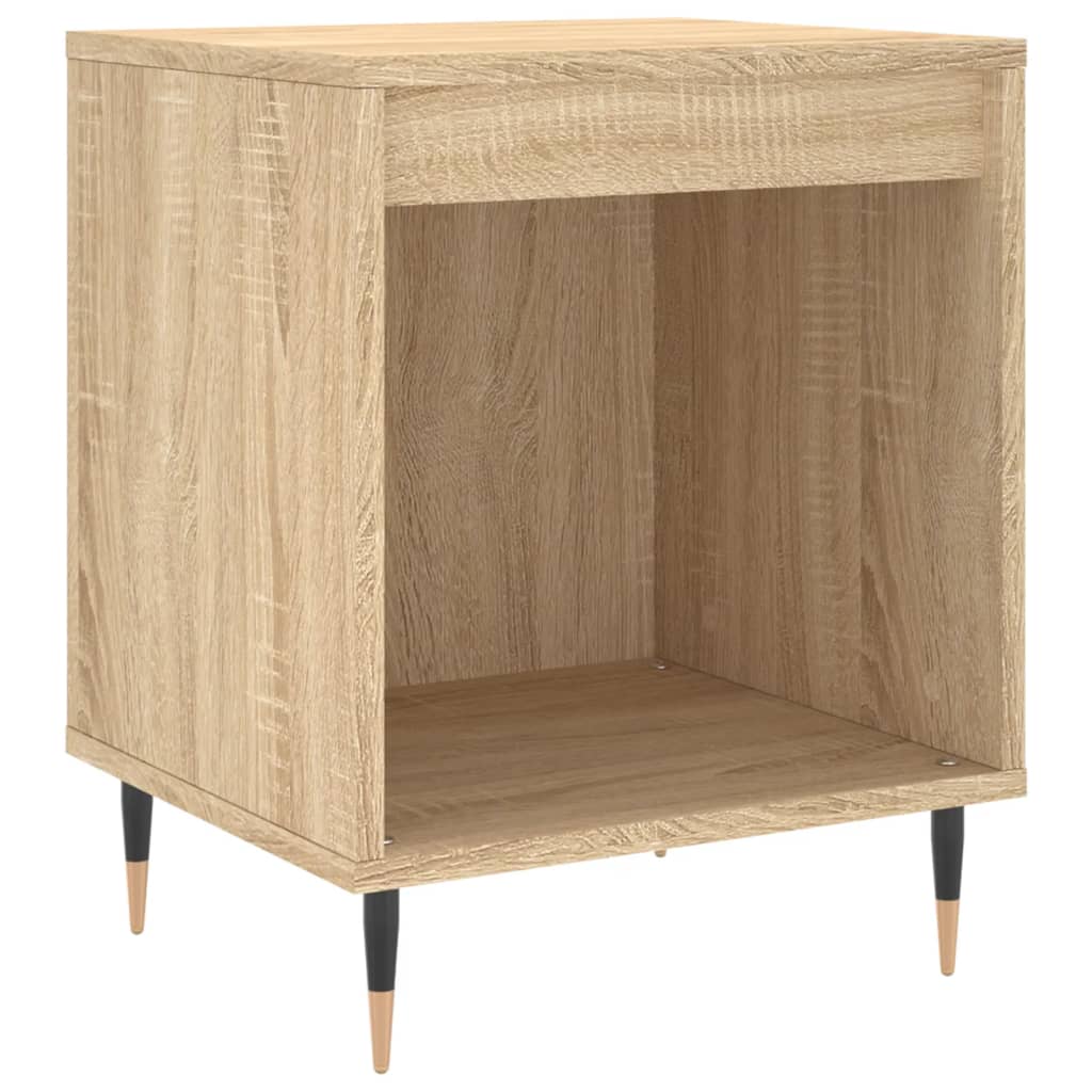 vidaXL Tables de chevet 2 pcs Chêne Sonoma 40x35x50 cm Bois d'ingénierie