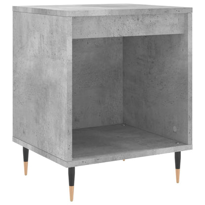 vidaXL Tables de chevet 2 pcs Gris béton 40x35x50 cm Bois d'ingénierie