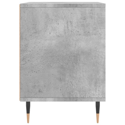 vidaXL Tables de chevet 2 pcs Gris béton 40x35x50 cm Bois d'ingénierie