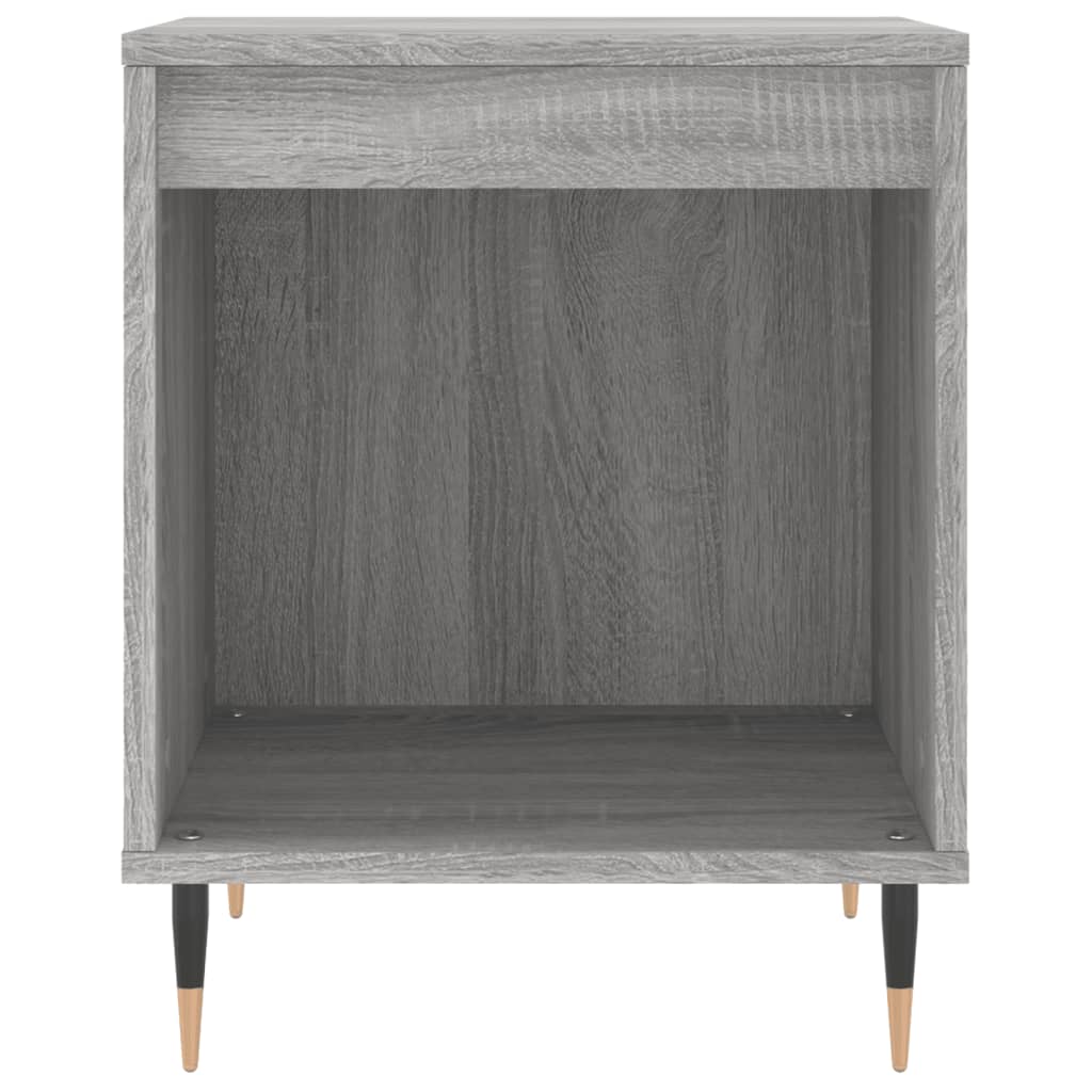 vidaXL Nachttische 2 Stk. Grau Sonoma 40x35x50 cm Holzwerkstoff