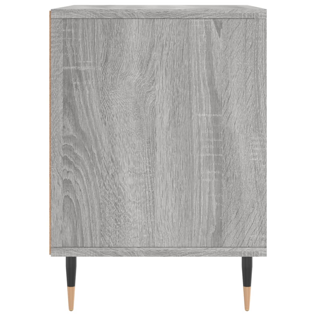vidaXL Nachttische 2 Stk. Grau Sonoma 40x35x50 cm Holzwerkstoff