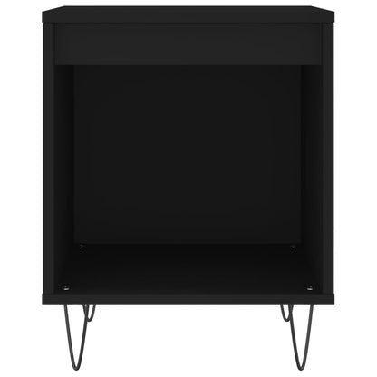 vidaXL Nachttisch Schwarz 40x35x50 cm Holzwerkstoff