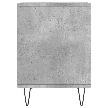 vidaXL Tables de chevet 2 pcs Gris béton 40x35x50 cm Bois d'ingénierie
