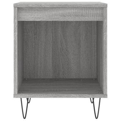 vidaXL Nachttische 2 Stk. Grau Sonoma 40x35x50 cm Holzwerkstoff